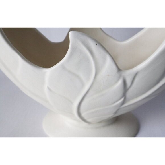 Vintage Beswick Ware Art Pottery Ceramic Deco Ivory Flower Posey Basket - Picture 4 of 7